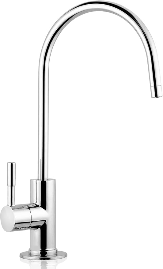 Silvery Chrome tap finish